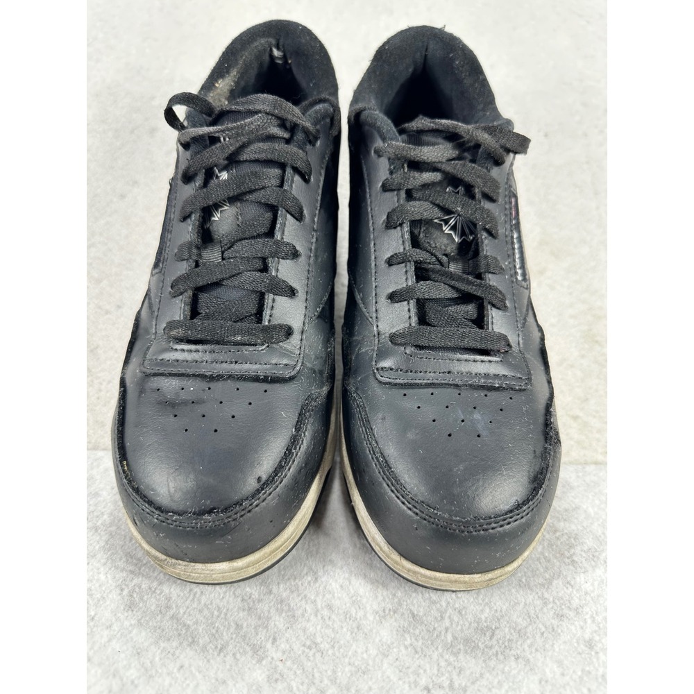 Reebok Work Club Memt Composite Toe Black Leather RB4057 Mens 8.5 Womens 10.5